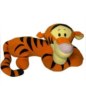 VINTAGE DISNEY FISHER PRICE 30” LOUNGING TIGGER PLUSH LARGE 2001 STUFFED ANIMAL